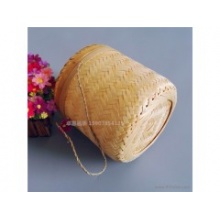 【非遗】精编茶叶竹篓|直销竹编工艺品|圆形竹编茶叶篮 现货